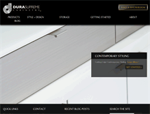 Tablet Screenshot of durasupreme.com